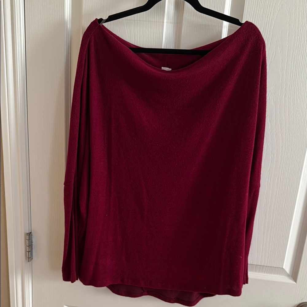 Elegant and cozy Burgundy Women's Blouse
